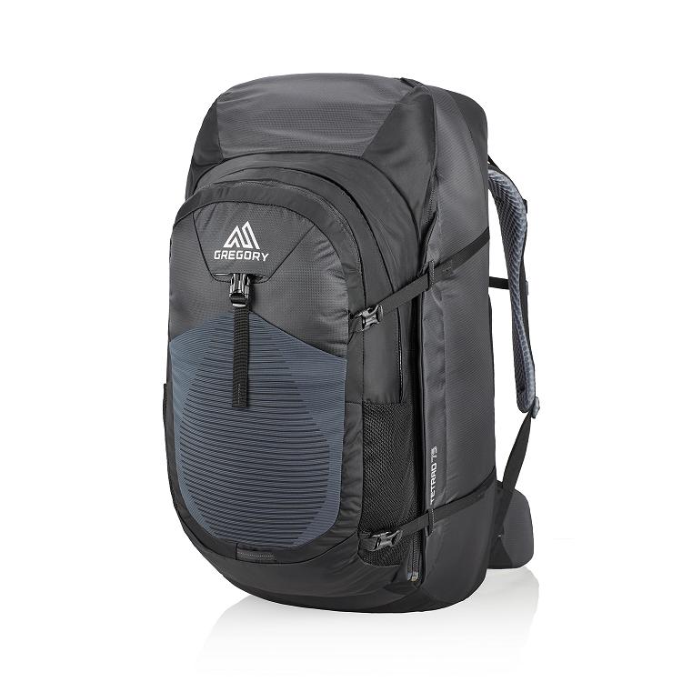 Gregory Tetrad 75 Travel Backpack Men Black Ireland 8071JQMKP